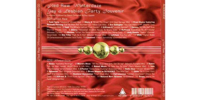Red Raw Winterdaze CD