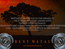 St Kilda Botanical Gardens Gate Opening invitation