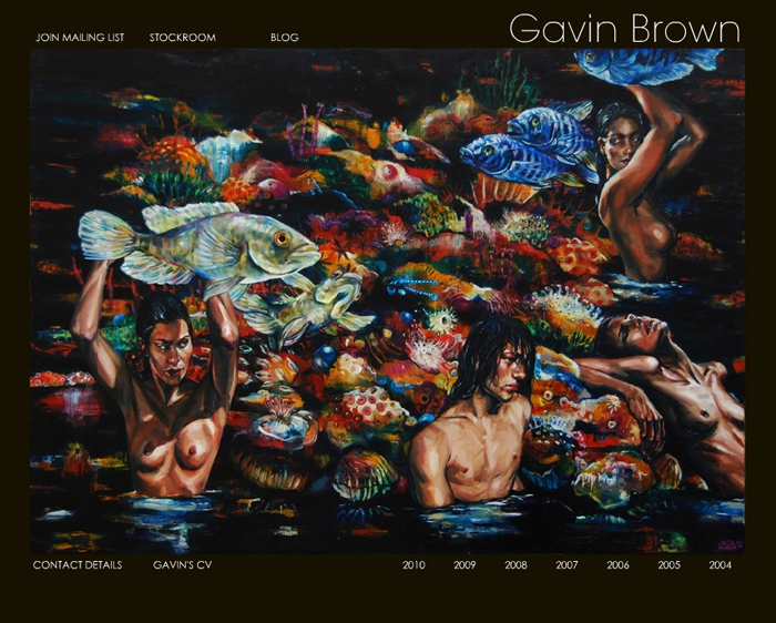 Gavin Brown website (2007)
