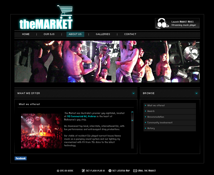 The Market website