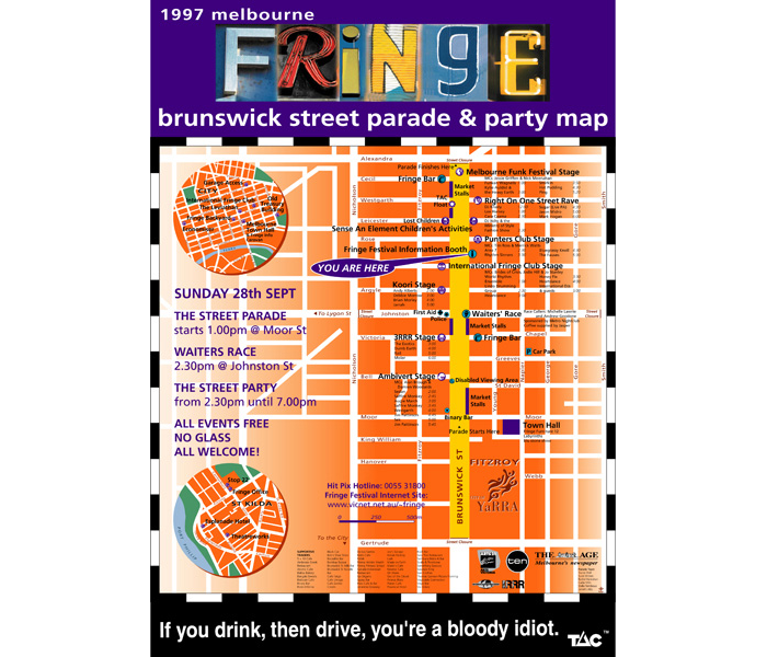 Fringe Festival 1997 map