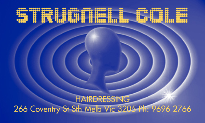 Strugnell Cole business card 1996