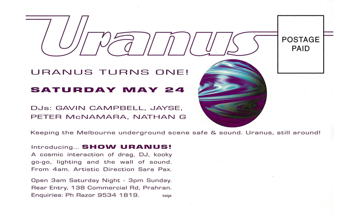 Uranus 1st Birthday