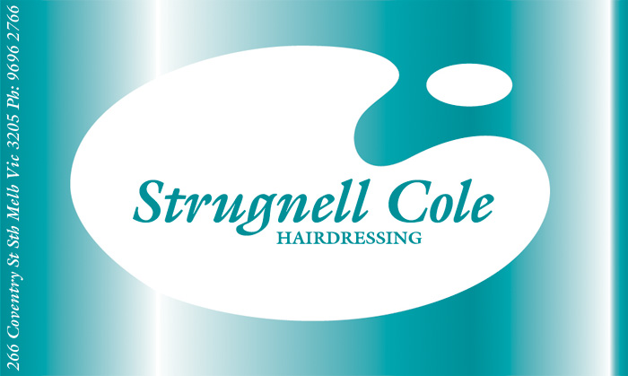 Strugnell Cole business cards 1995