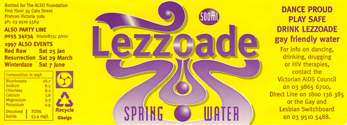 Lezzoade water bottle