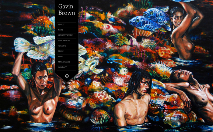 Gavin Brown website (2012)