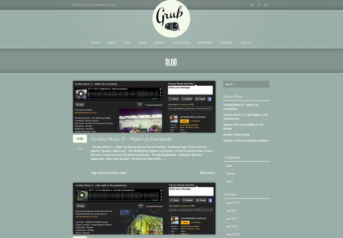Grub website
