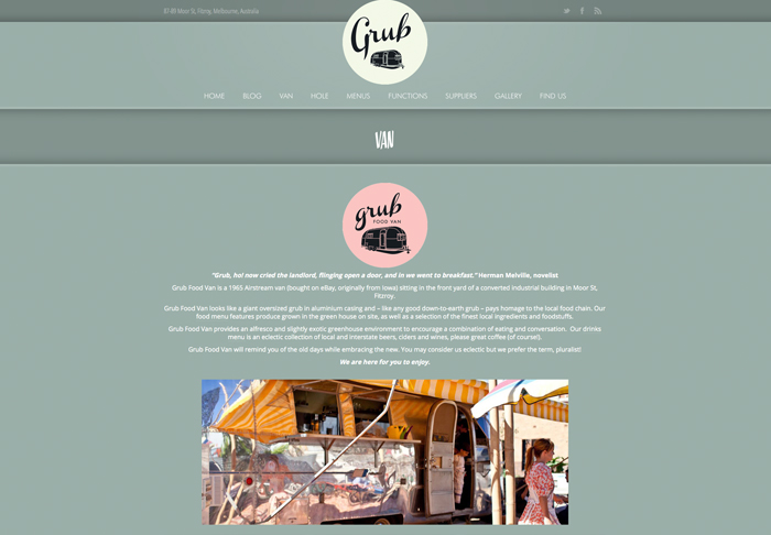 Grub website