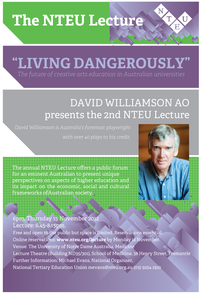 The NTEU Lecture