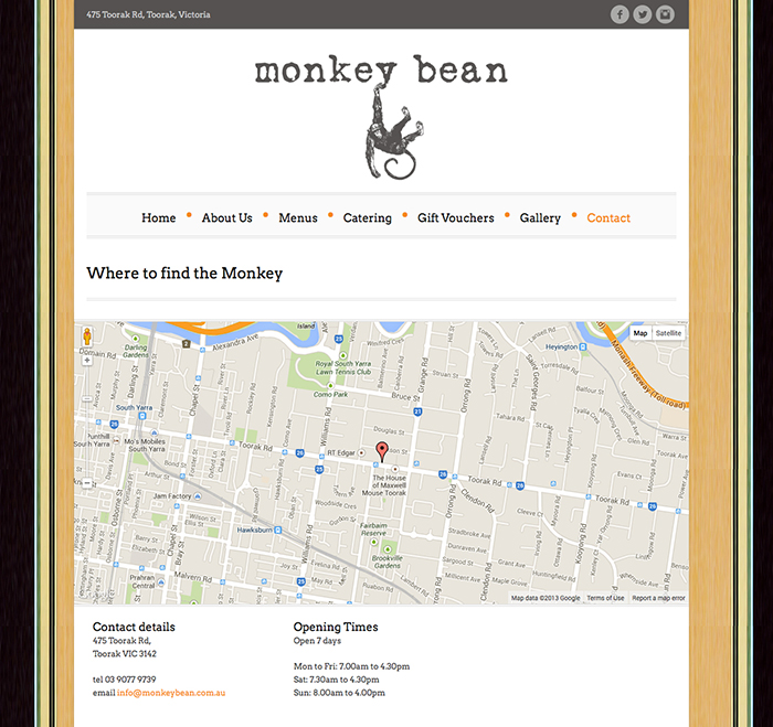 Monkey Bean website