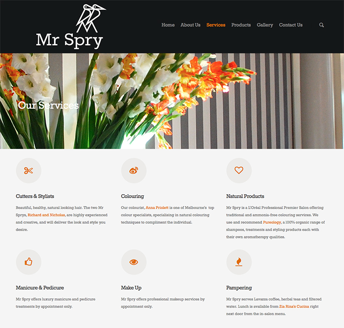 Mr Spry website