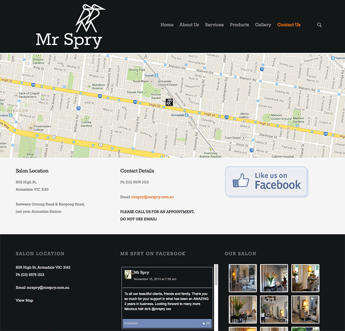 Mr Spry website