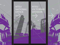 NTEU foyer signage