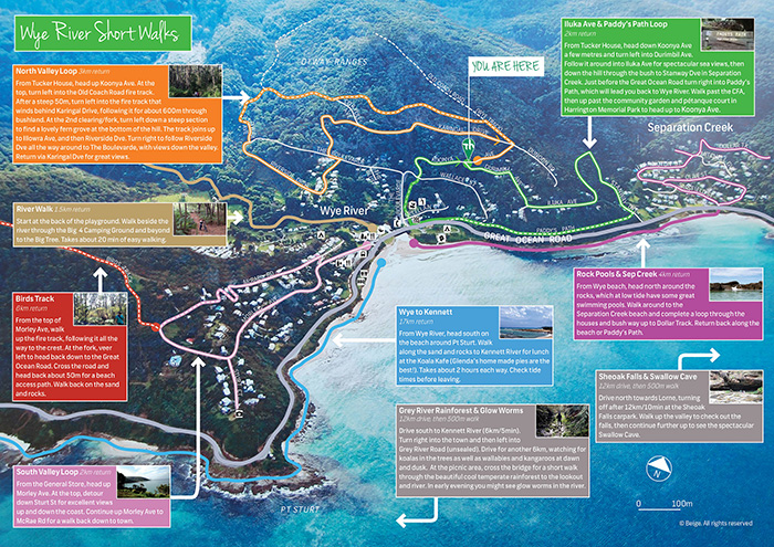 Wye River tourist maps